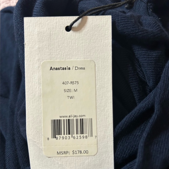 Bailey 44 Navy Anastasia Long Sleeve Dress - Picture 4 of 6